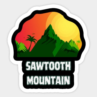 Sawtooth Mountain Sticker